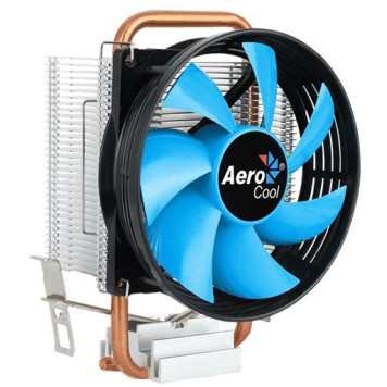 Устройство охлаждения(кулер) Aerocool Verkho 1-3P Soc-FM2+/AM2+/AM3+/AM4/1150/1151/1155 3-pin 28dB Al+Cu 100W 280gr Ret -5