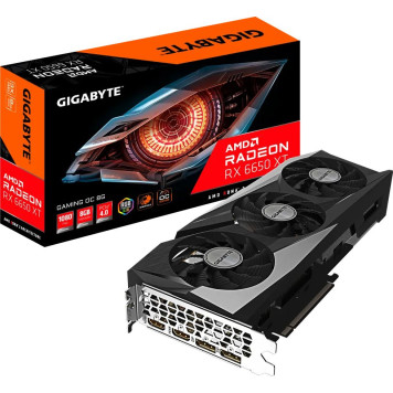 Видеокарта Gigabyte PCI-E 4.0 GV-R665XTGAMING OC-8GD AMD Radeon RX 6650XT 8192Mb 128 GDDR6 2523/17500 HDMIx2 DPx2 HDCP Ret -7