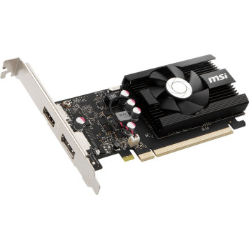 Видеокарта MSI PCI-E GT 1030 2GD4 LP OC nVidia GeForce GT 1030 2048Mb 64bit DDR4 1189/2100/HDMIx1/DPx1/HDCP Ret low profile -2
