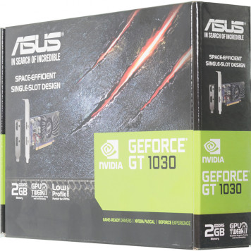 Видеокарта Asus PCI-E GT1030-2G-BRK nVidia GeForce GT 1030 2048Mb 64bit GDDR5 1228/6008/HDMIx1/DPx1/HDCP Ret low profile -7