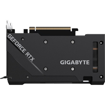 Видеокарта Gigabyte PCI-E 4.0 GV-N3060WF2OC-12GD 2.0 NVIDIA GeForce RTX 3060 12288Mb 192 GDDR6 1792/15000 HDMIx2 DPx2 HDCP Ret -3