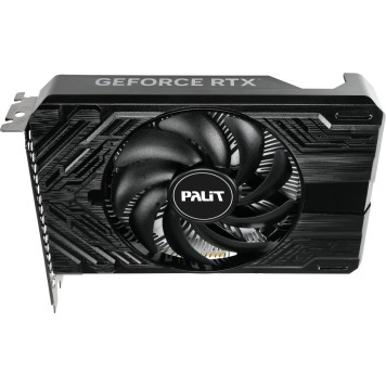 Видеокарта Palit PCI-E 4.0 RTX4060 STORMX NVIDIA GeForce RTX 4060 8192Mb 128 GDDR6 1830/17000 HDMIx1 DPx3 HDCP Ret -4