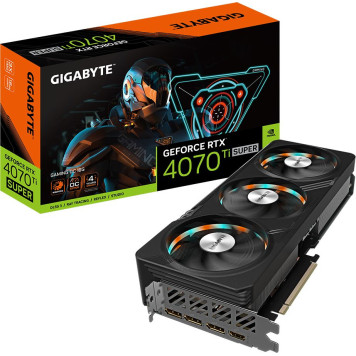 Видеокарта Gigabyte PCI-E 4.0 GV-N407TSGAMING OC-16GD NVIDIA GeForce RTX 4070TI Super 16Gb 256bit GDDR6X 2655/21000 HDMIx1 DPx3 HDCP Ret -4