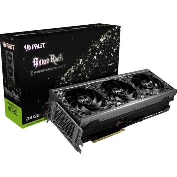 Видеокарта Palit PCI-E 4.0 PA-RTX4090 GAMEROCK NVIDIA GeForce RTX 4090 24576Mb 384 GDDR6X 2235/21000 HDMIx1 DPx3 HDCP Ret -1