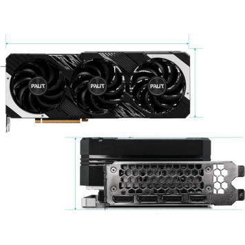 Видеокарта Palit PCI-E 4.0 RTX4080 SUPER GAMINGPRO NVIDIA GeForce RTX 4080 Super 16Gb 256bit GDDR6X 2295/23000 HDMIx1 DPx3 HDCP Ret -4