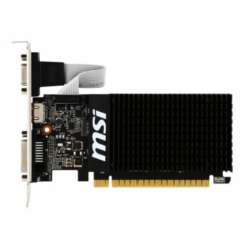 Видеокарта MSI PCI-E GT 710 2GD3H LP nVidia GeForce GT 710 2048Mb 64bit DDR3 954/1600 DVIx1/HDMIx1/CRTx1/HDCP Ret low profile -1