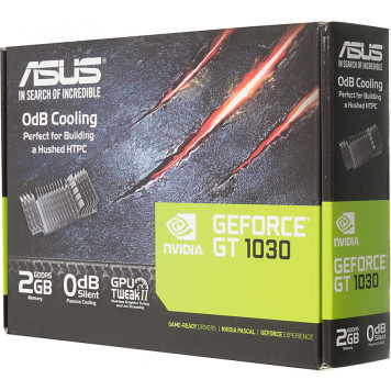 Видеокарта Asus PCI-E GT1030-SL-2G-BRK NVIDIA GeForce GT 1030 2048Mb 64 GDDR5 1228/6008 DVIx1/HDMIx1/HDCP Ret low profile -5