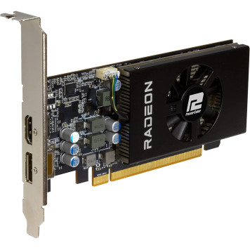 Видеокарта PowerColor PCI-E 4.0 AXRX 6400 LP 4GBD6-DH AMD Radeon RX 6400 4096Mb 64 GDDR6 2039/16000 HDMIx1 DPx1 HDCP Ret low profile -2