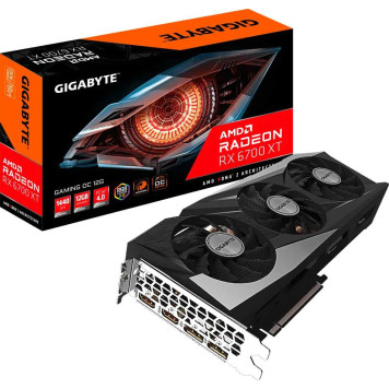Видеокарта Gigabyte PCI-E 4.0 GV-R67XTGAMING OC-12GD AMD Radeon RX 6700XT 12288Mb 192 GDDR6 1650/16000/HDMIx2/DPx2/HDCP Ret -6