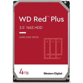 Жесткий диск WD SATA-III 4TB WD40EFPX NAS Red Plus (5400rpm) 256Mb 3.5