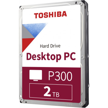 Жесткий диск Toshiba SATA-III 2Tb HDWD220UZSVA Desktop P300 (5400rpm) 128Mb 3.5