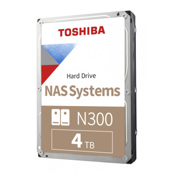 Жесткий диск Toshiba SATA-III 4Tb HDWG440UZSVA NAS N300 (7200rpm) 256Mb 3.5