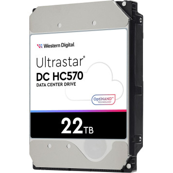 Жесткий диск WD SAS 3.0 22TB 0F48052 WUH722222AL5204 Server Ultrastar DC HC570 512E (7200rpm) 512Mb 3.5