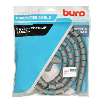 Кабельный органайзер Buro BHP CG252S Spiral Hose 25x2000mm Silver -2