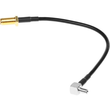 Кабель Рэмо solid Cu 0.14м черный TS9 (m)-SMA (f) (упак.:1шт) (TS9) -3