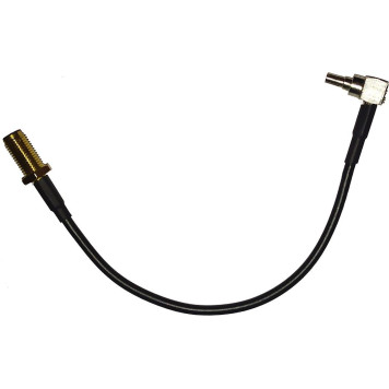 Кабель Рэмо solid Cu 0.14м черный TS9 (m)-SMA (f) (упак.:1шт) (TS9) 