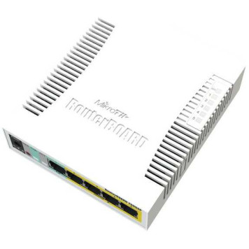 Коммутатор MikroTik RB260GSP CSS106-1G-4P-1S 5G 1SFP 5PoE управляемый -1