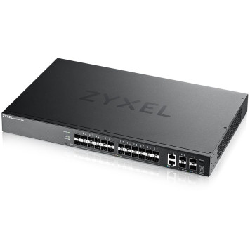 Коммутатор Zyxel NebulaFlex Pro XGS2220-30F XGS2220-30F-EU0101F 2x10G 28SFP 4SFP+ управляемый -3