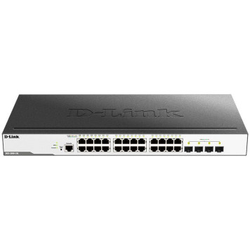 Коммутатор D-Link DGS-3000-28L/B1A 24G 4SFP управляемый -2