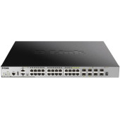 Коммутатор D-Link DGS-3630-28PC/A2ASI (L3) 20x1Гбит/с 4xКомбо(1000BASE-T/SFP) 4SFP+ 24PoE 370W управляемый