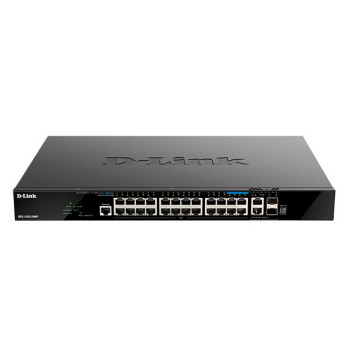 Коммутатор D-Link DGS-1520-28MP DGS-1520-28MP/A1A 24G 2x10G 2SFP+ 24PoE+ 370W управляемый 