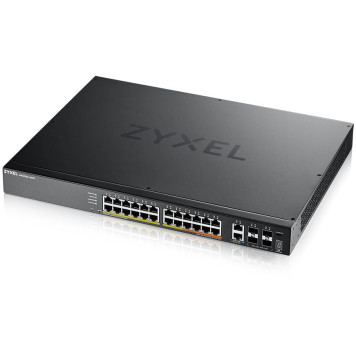 Коммутатор Zyxel NebulaFlex Pro XGS2220-30HP XGS2220-30HP-EU0101F 24x100Mb 24G 2x10G 4SFP 4SFP+ 26PoE 26PoE+ 400W управляемый -3