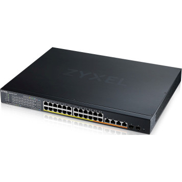 Коммутатор Zyxel NebulaFlex XMG1930-30HP-ZZ0101F (L2+) 4x10Гбит/с 24x2.5Гбит/с 2SFP+ 28PoE+ 700W управляемый -4