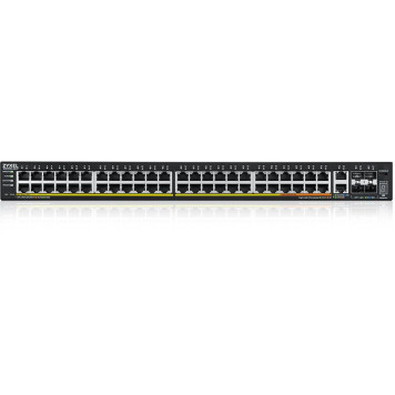 Коммутатор Zyxel NebulaFlex Pro XGS2220-54FP-EU0101F (L3) 48x1Гбит/с 2x10Гбит/с 4SFP+ 40PoE+ 10PoE++ 960W управляемый -2