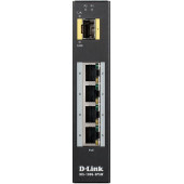 Коммутатор D-Link DIS-100G-5PSW/A1A 4G 1SFP 4PoE+ 120W неуправляемый