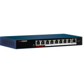 Коммутатор Hikvision DS-3E0109P-E/M(B) 9x100Mb 8PoE+ 58W неуправляемый