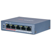 Коммутатор Hikvision DS-3E0105P-E/M(B) 4x100Mb 4PoE+ 35W неуправляемый