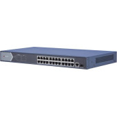 Коммутатор Hikvision DS-3E0526P-E/M 24G 2SFP 24PoE 225W неуправляемый