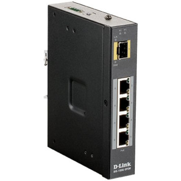 Коммутатор D-Link DIS-100G-5PSW/A1A 4G 1SFP 4PoE+ 120W неуправляемый -1