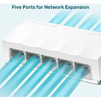 Коммутатор TP-Link LS1005 5x100Mb неуправляемый -2