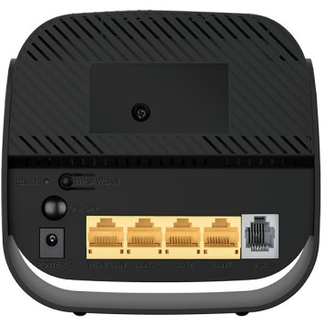 Роутер беспроводной D-Link DSL-2740U/R1A ADSL черный -2