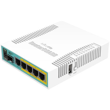 Роутер MikroTik hEX PoE (RB960PGS) 10/100/1000BASE-TX/SFP белый -1