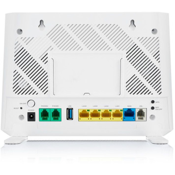 Роутер беспроводной Zyxel DX3301-T0 (DX3301-T0-EU01V1F) AX1800 ADSL2+/VDSL2 белый -3
