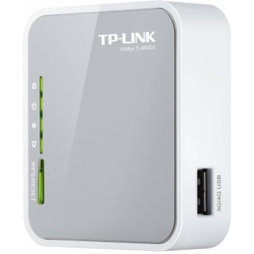 Роутер беспроводной TP-Link TL-MR3020 N300 10/100BASE-TX/4G ready белый -2