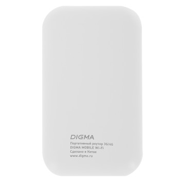 Модем 3G/4G Digma Mobile WiFi DMW1880 micro USB Wi-Fi Firewall +Router внешний белый -2