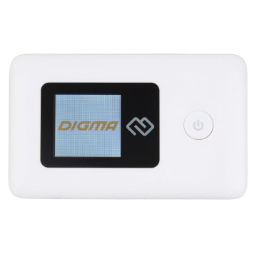 Модем 3G/4G Digma Mobile Wifi DMW1969 USB Wi-Fi Firewall +Router внешний белый -6
