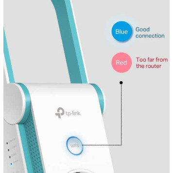 Повторитель беспроводного сигнала TP-Link RE365 AC1200 Wi-Fi белый (упак.:1шт) -1