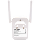 Повторитель беспроводного сигнала Digma D-WR310 N300 10/100BASE-TX белый (упак.:1шт)