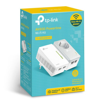 Сетевой адаптер HomePlug AV/Wi-Fi TP-Link TL-WPA4226KIT N300 Ethernet (ант.внутр.) 2ант. (упак.:2шт) -4
