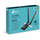 Сетевой адаптер WiFi + Bluetooth TP-Link Archer TX20E AX1800 PCI Express (ант.внеш.съем) 2ант.