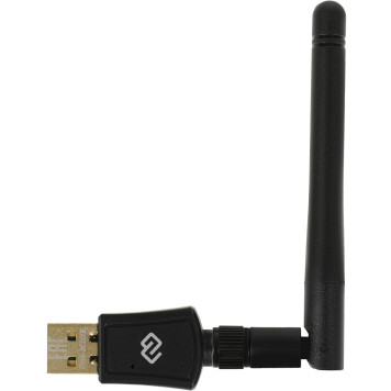 Сетевой адаптер WiFi Digma DWA-AC600E AC600 USB 2.0 (ант.внеш.съем) 1ант. (упак.:1шт) -1