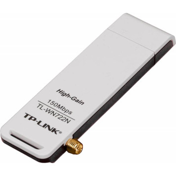 Сетевой адаптер WiFi TP-Link TL-WN722N N150 USB 2.0 (ант.внеш.съем) 1ант. -3