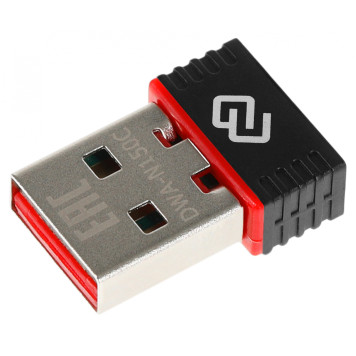 Сетевой адаптер WiFi Digma DWA-N150C N150 USB 2.0 (ант.внутр.) 1ант. (упак.:1шт) -1