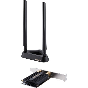 Сетевой адаптер WiFi + Bluetooth Asus PCE-AX58BT AX3000 PCI Express (ант.внеш.съем) 2ант. -2
