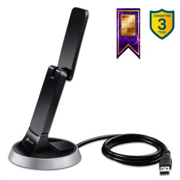 Сетевой адаптер WiFi TP-Link Archer T9UH AC1900 USB 3.0 (ант.внеш.несъем.) -10