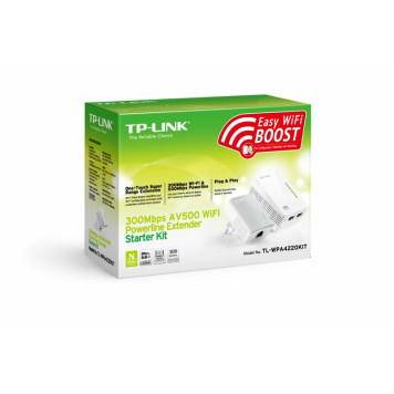 Сетевой адаптер Powerline TP-Link TL-WPA4220KIT AV600 Fast Ethernet -2